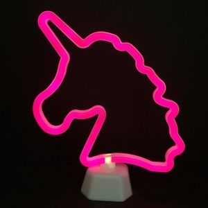 Neon Unicorn Table Lanp
